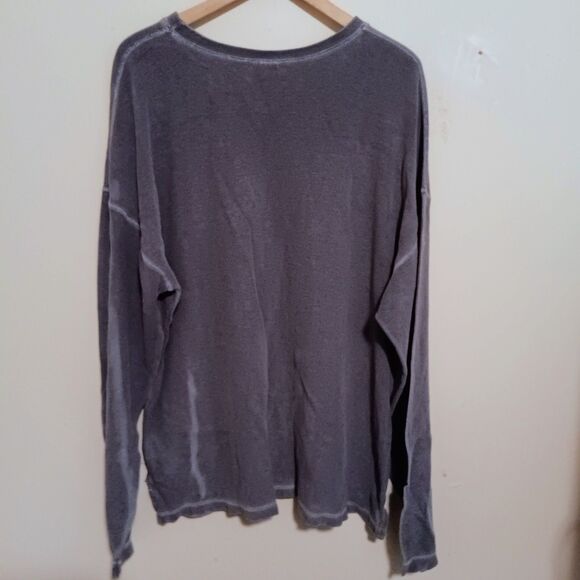Vintage Old Navy Thermal Top-Size XL-Exposed Seams-1990s-Distressed-Streetwear - Picture 7 of 9